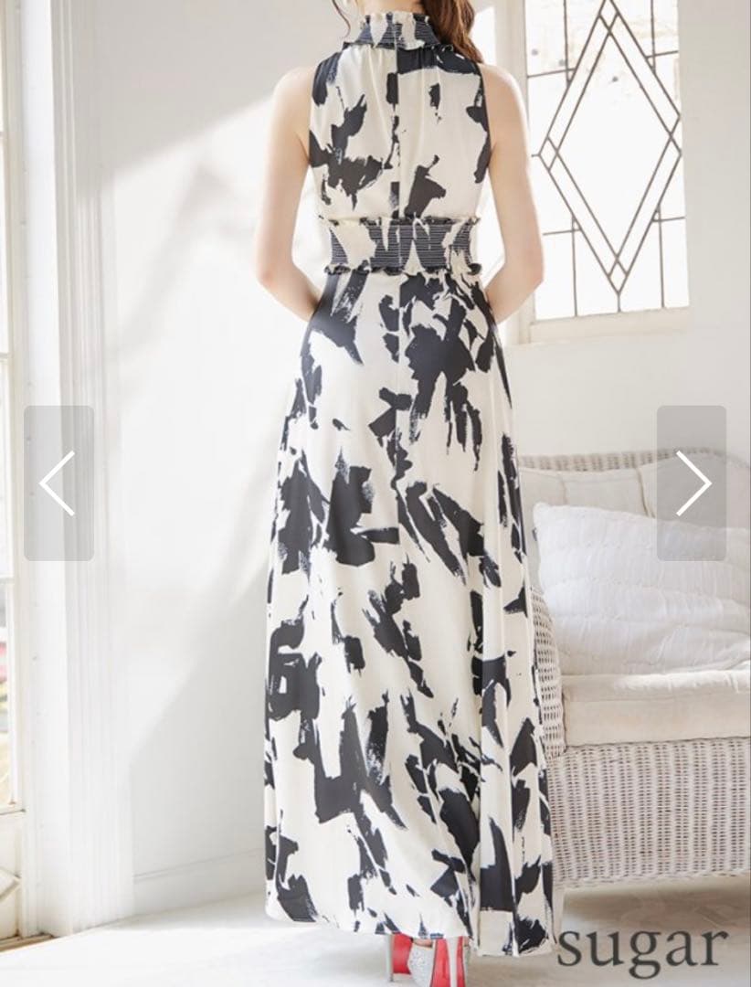 キャバドレス、ロングドレス、エルケイ、銀座クチュール、M、4