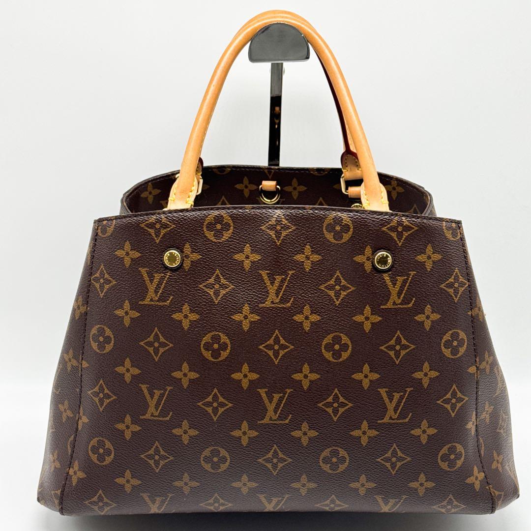 ルイヴィトン モノグラム モンテーニュ MM ハンドバッグ 鞄 ショルダーバッグ