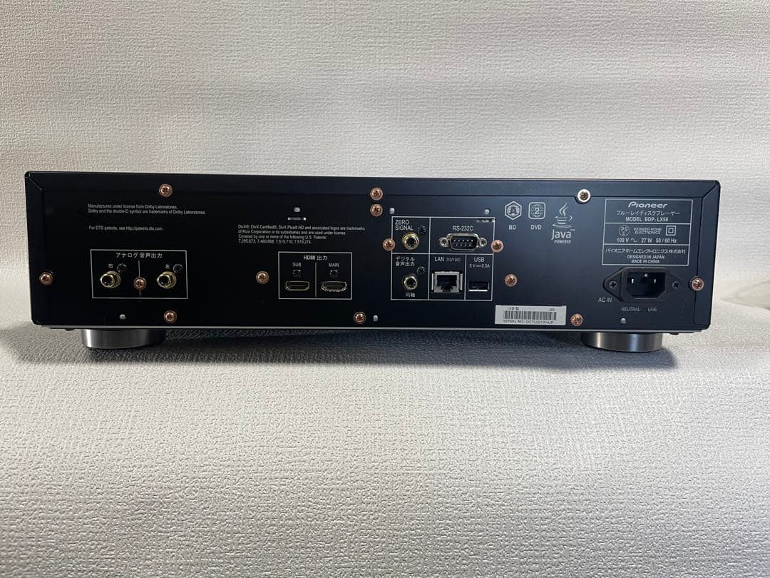 Pioneer パイオニア BDP-LX58 ブルーレイプレーヤー 中古品