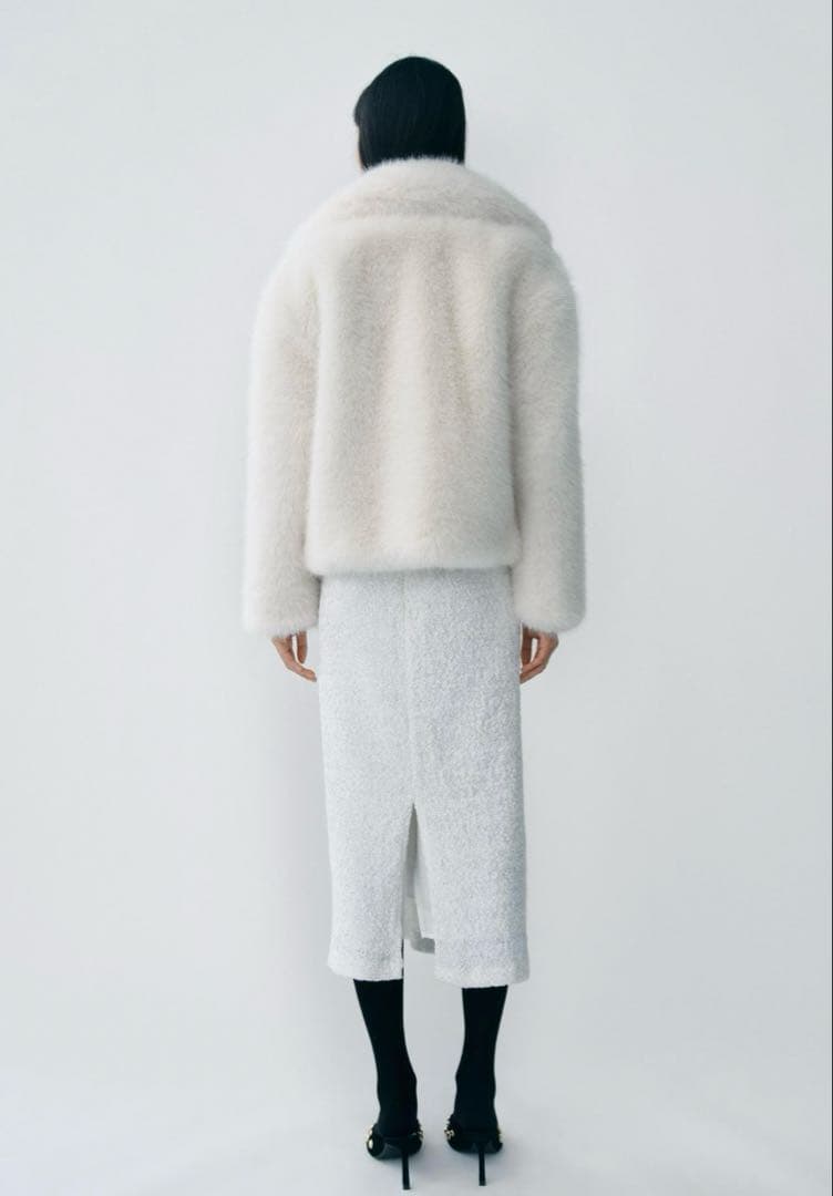 ZARA☆ZW COLLECTION フェイクファー ジャケット