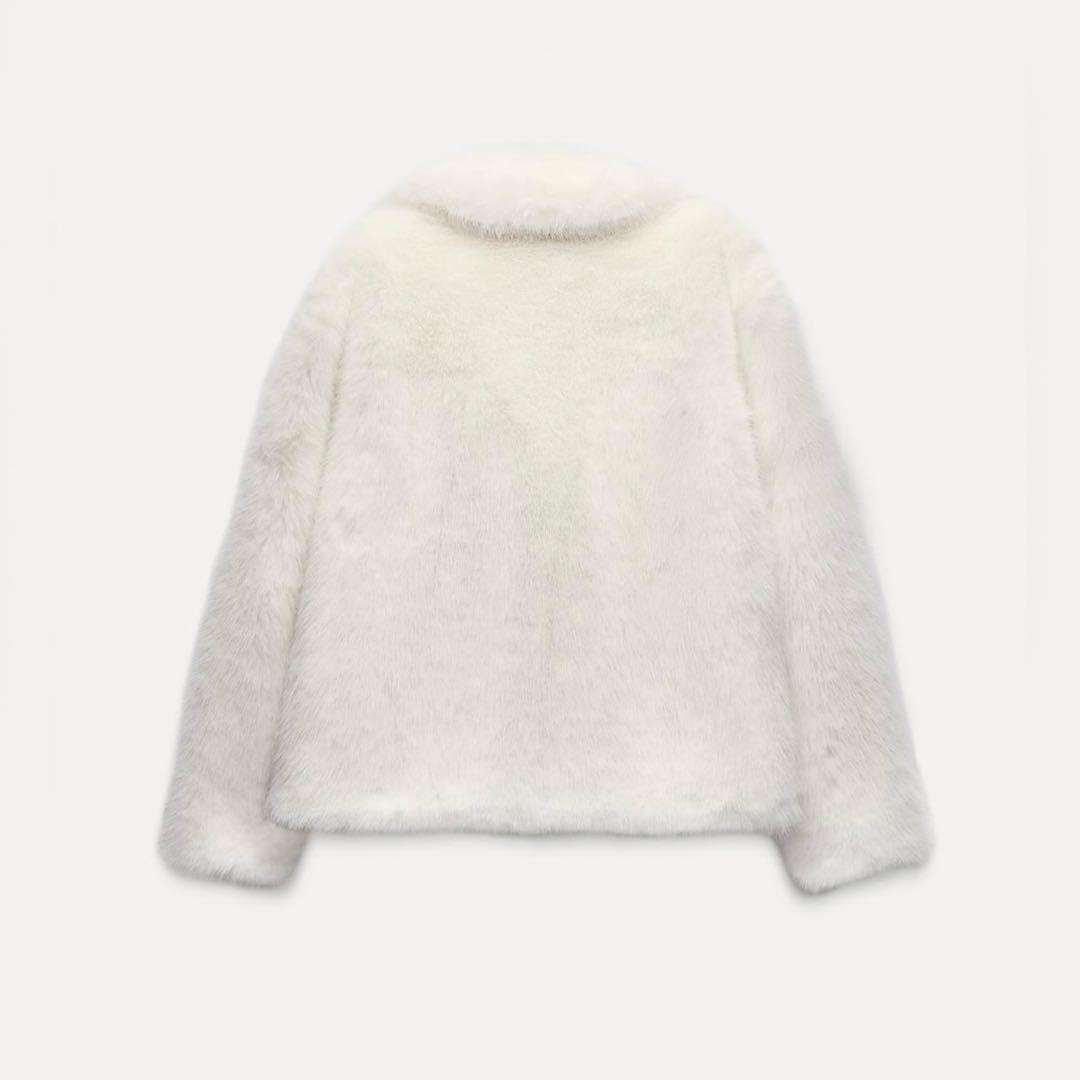 ZARA☆ZW COLLECTION フェイクファー ジャケット