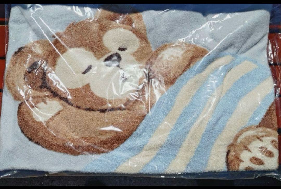 ダッフィー　ジェラートピケ　ニットブランケット