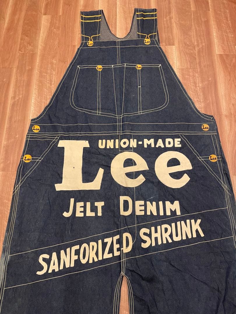 40s 50s ビンテージ Lee オーバーオール バナー 広告 非売品　アド物