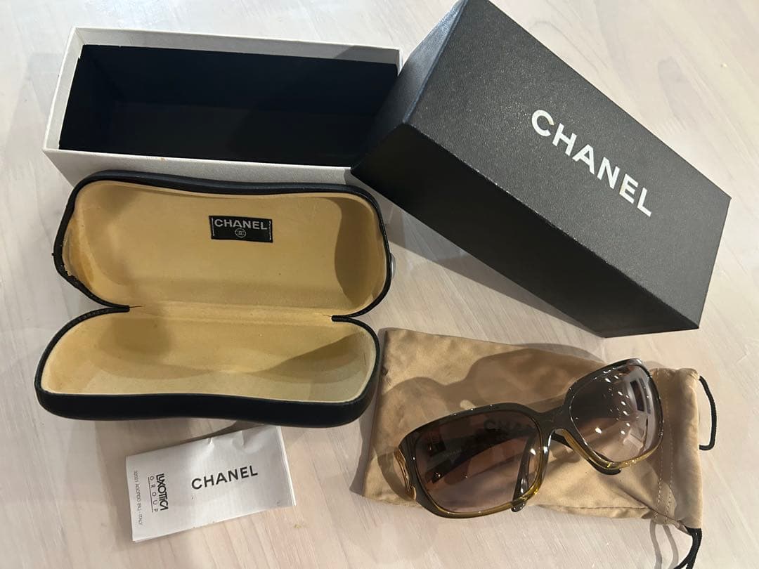 CHANEL サングラス ダークブラウン　正規品