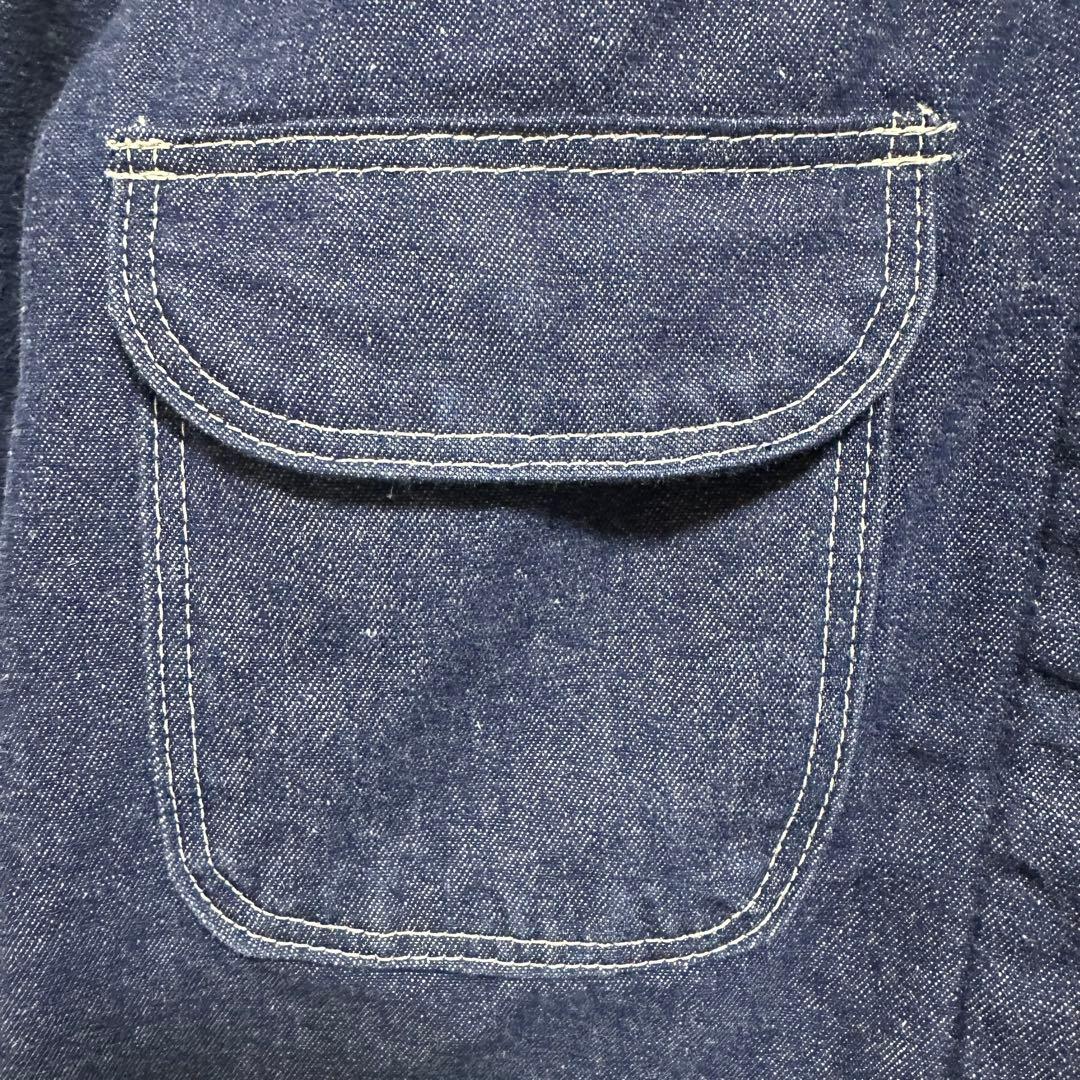 ミ*ン様 70s BLUE BELL デニムカバーオール　ブランケット　ブルーベ