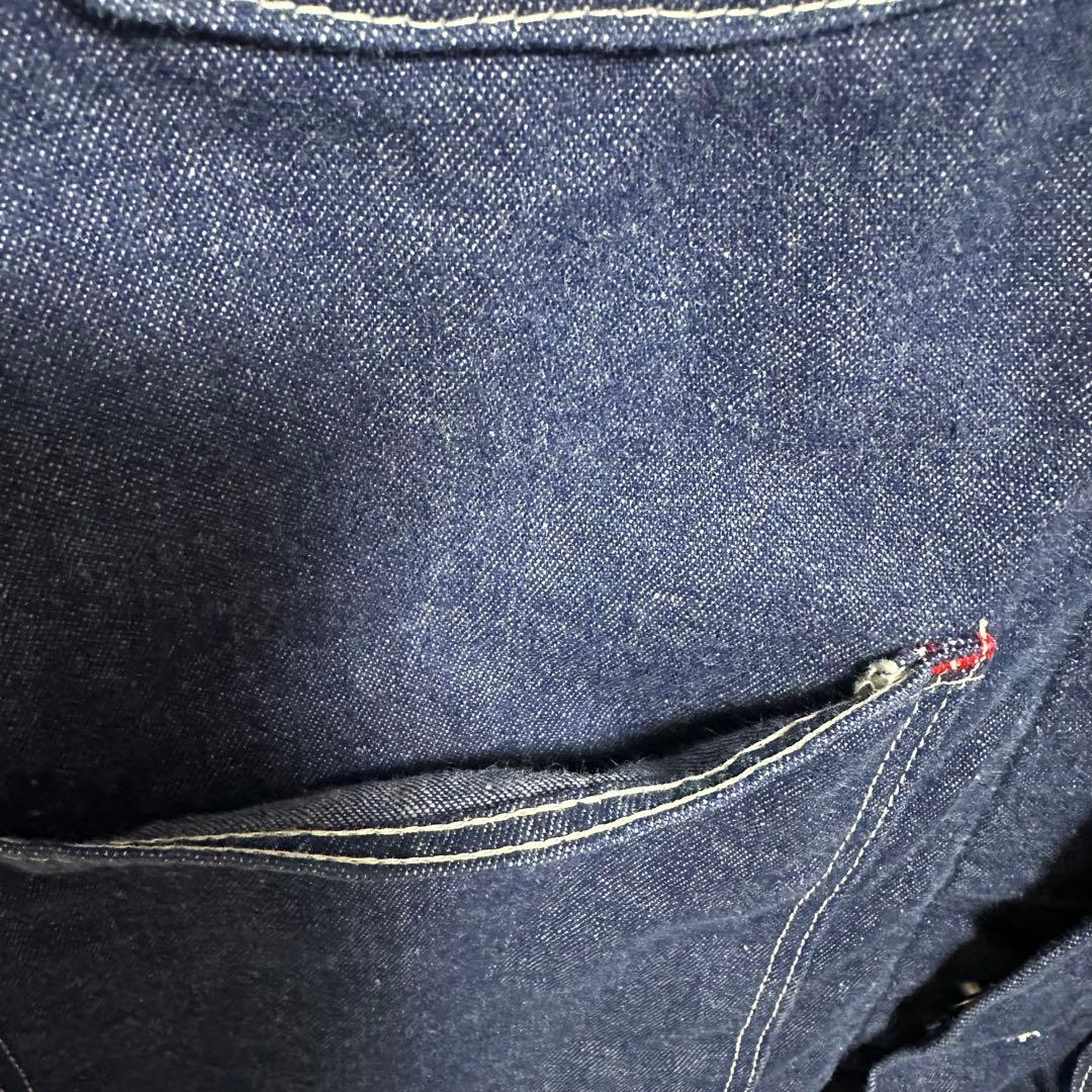 ミ*ン様 70s BLUE BELL デニムカバーオール　ブランケット　ブルーベ