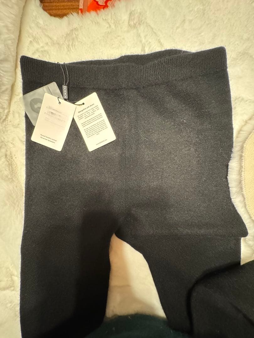 ヤク100％　レギンススパッツ　モンゴル産　M-L