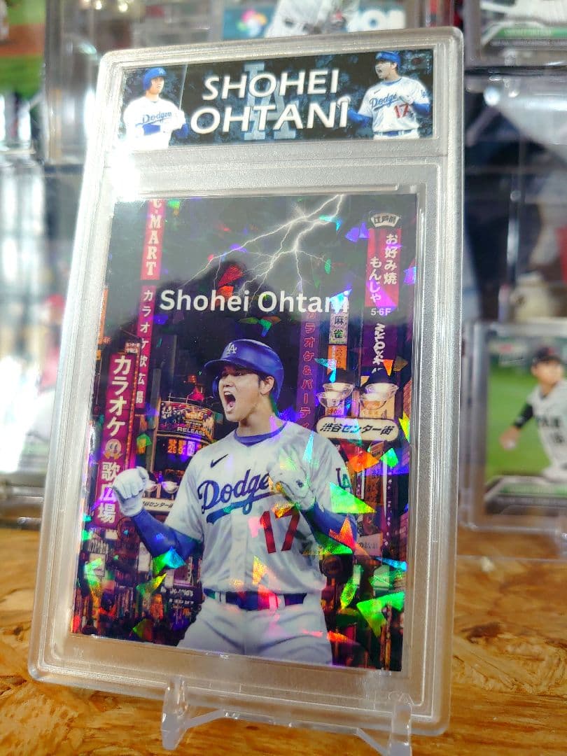 大谷翔平 Cracked Ice Refractor ドジャース パラレル