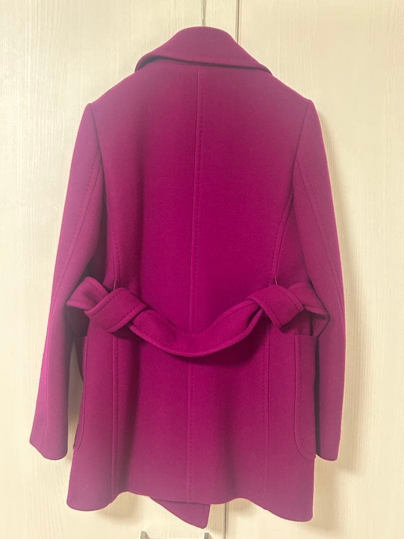 JOCONDE  パープル ベルト付き コート