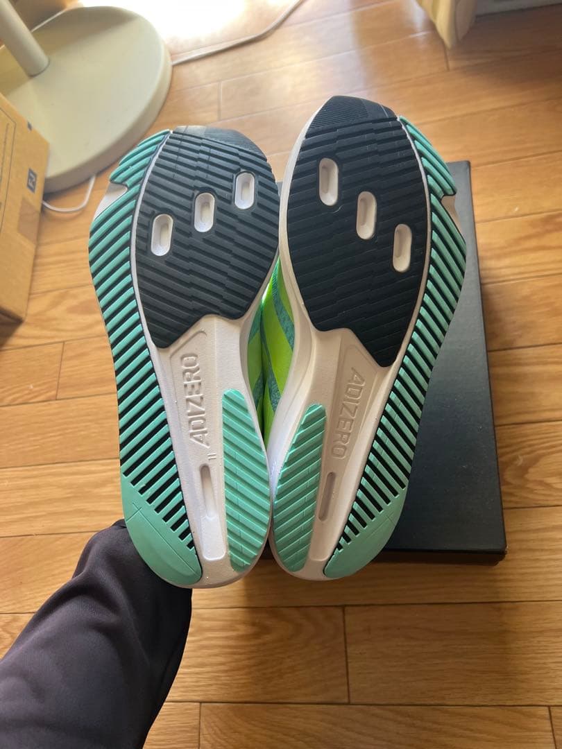 松*加様 adidas AdizeroSL2 26.0 アクアブルー/イエロー