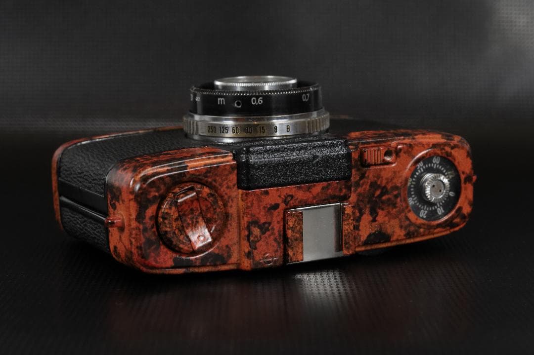 OH済 OLYMPUS PEN S F2.8 一点物 マーブルカスタム