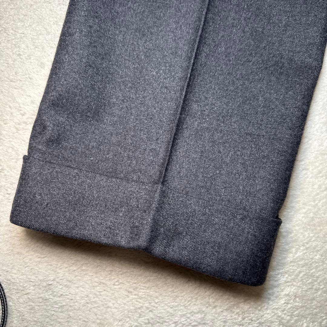 38 美品　秋冬　インコテックス　スラックス　グレー　42 ウール