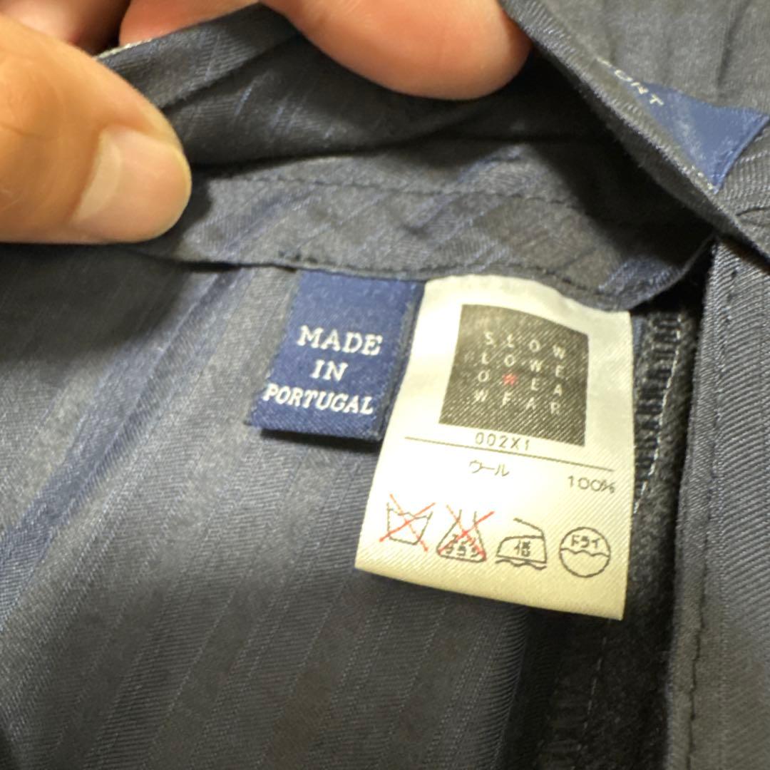 38 美品　秋冬　インコテックス　スラックス　グレー　42 ウール