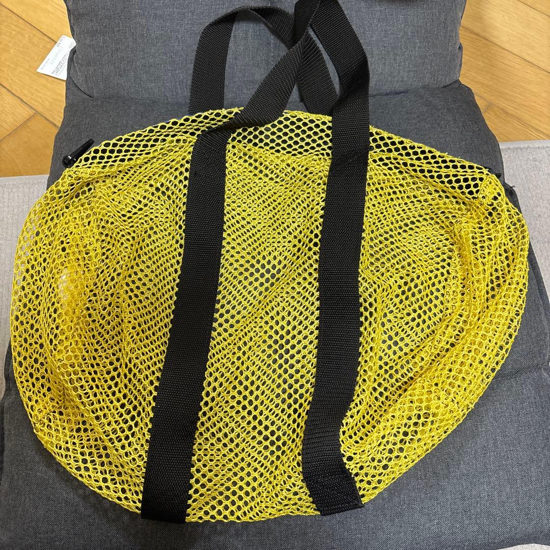 L.L.BEAN メッシュ ダッフルバック ビンテージ イエロー　エルエルビーン