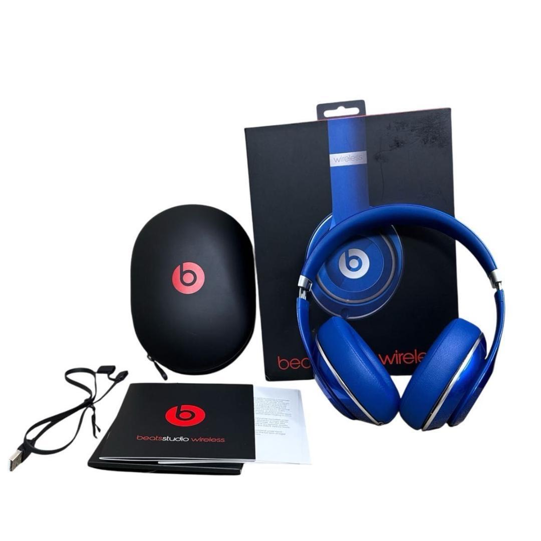 Beats STUDIO WIRELESS ビーツ ブルー ヘッドホン