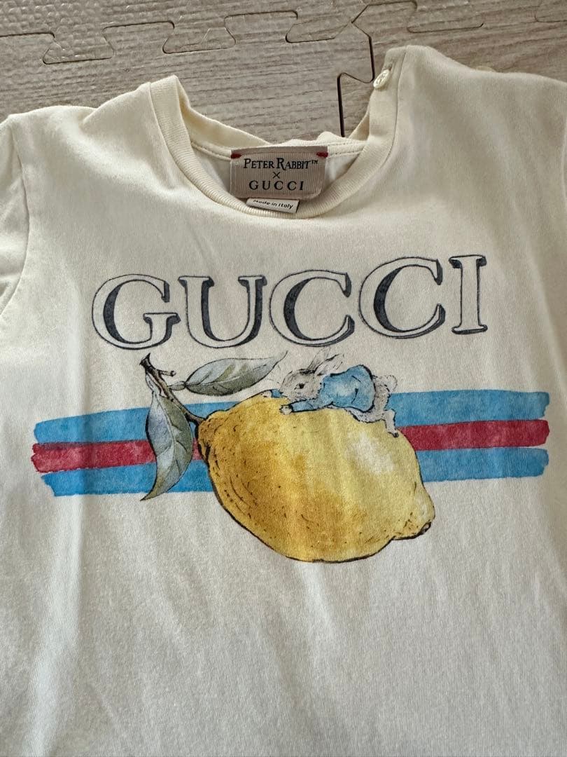 GUCCI Peter Rabbit コラボ Tシャツ 90cm