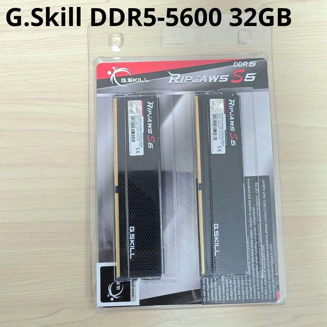 G.Skill Ripjaws S5 DDR5-5600 32GB(16×2)