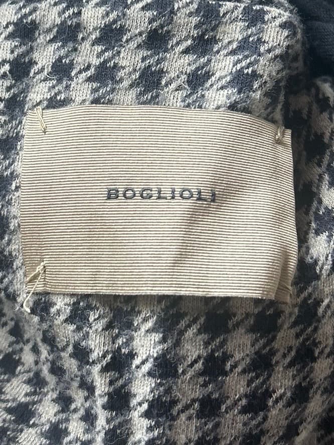 専用美品 BOGLIOLI ボリオリ千鳥格子コットンジャケット４８
