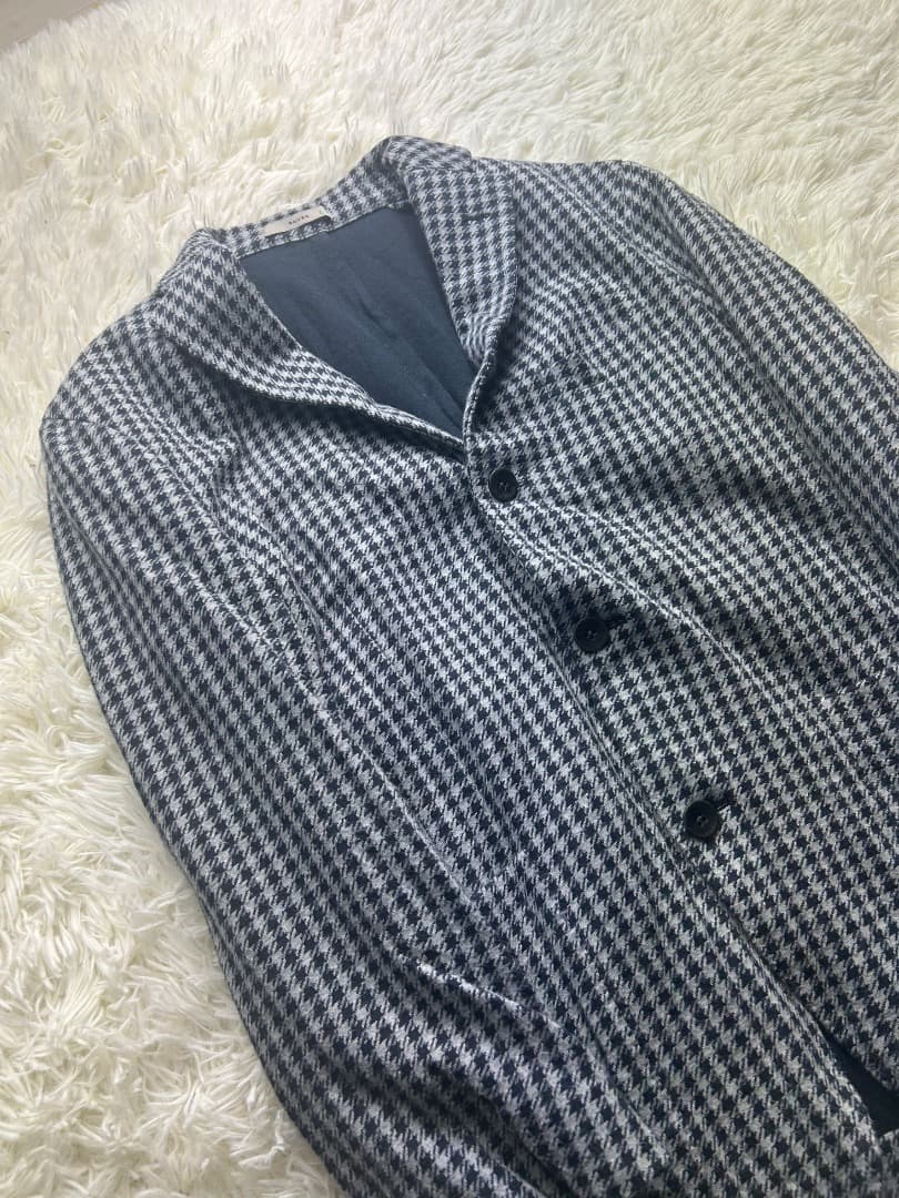 専用美品 BOGLIOLI ボリオリ千鳥格子コットンジャケット４８