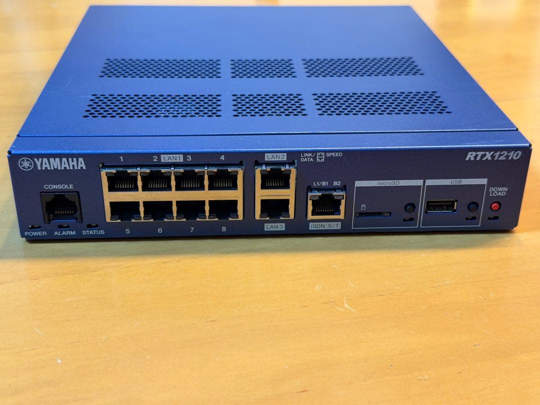 YAMAHA RTX1210 ルーター 8ポート