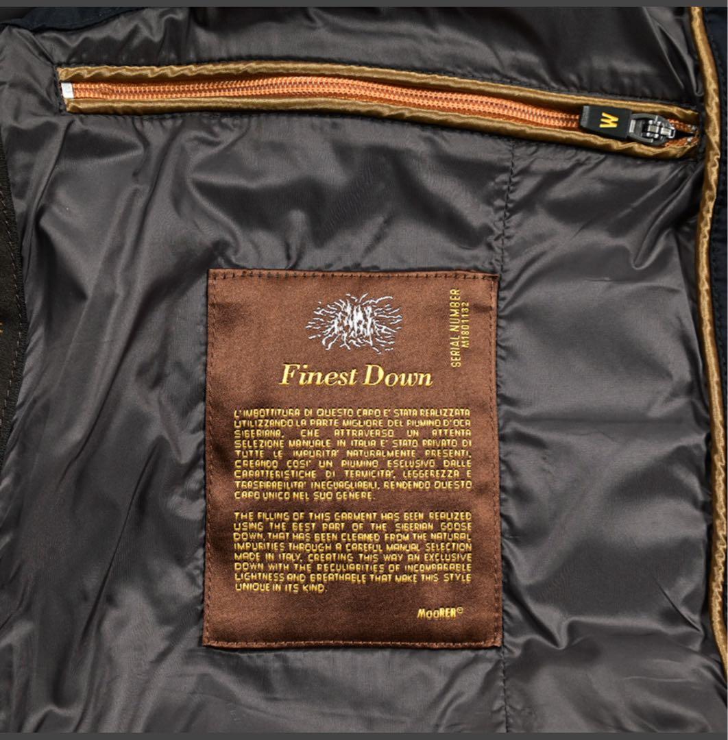 MOORER ムーレーSIDNEY-S3 シドニー ダウンベスト48 新品