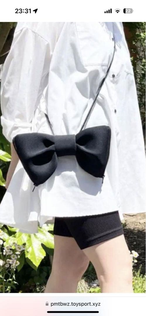 SURF CLUTCH リボンバック　タグ付き