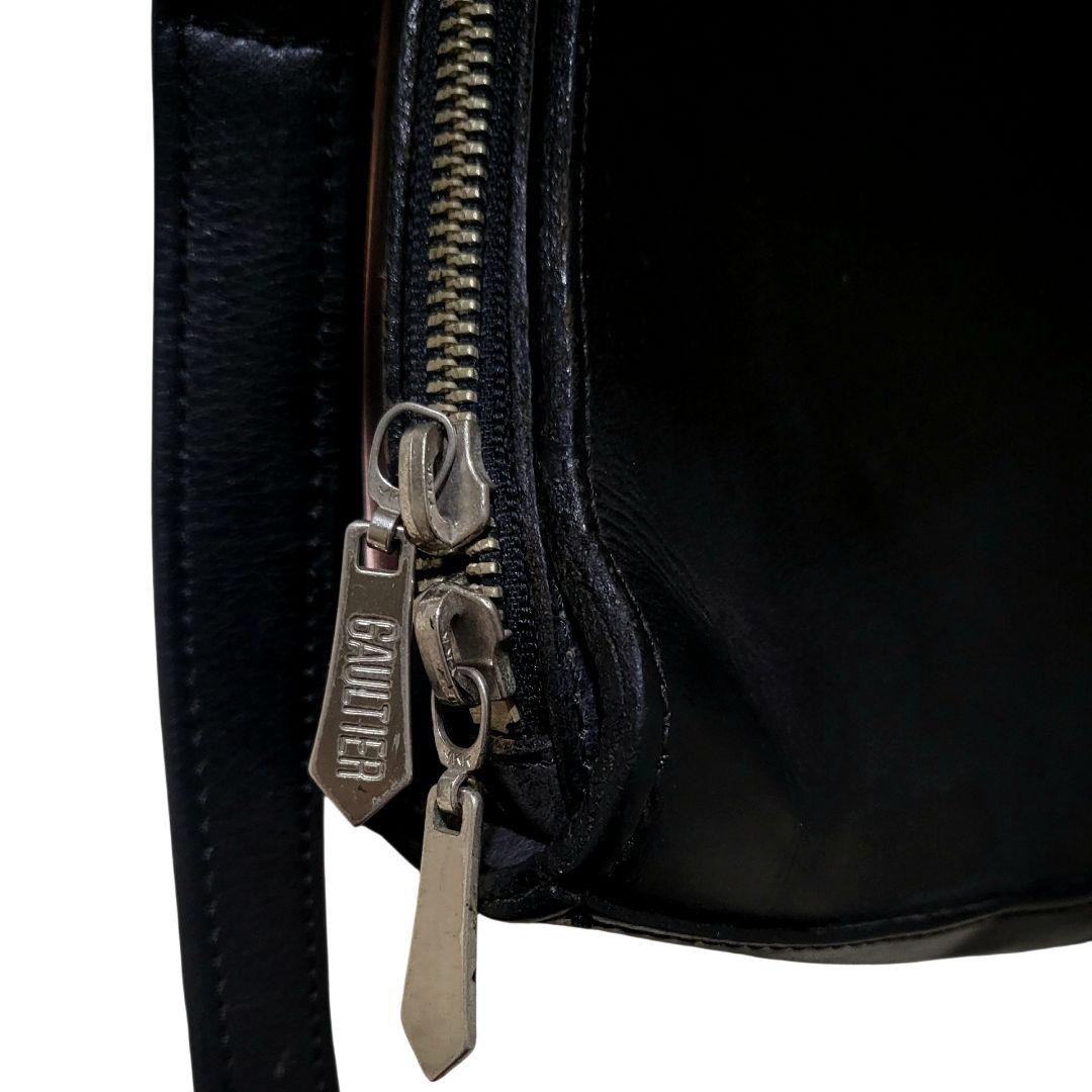 90s JPG GAULTIER シノワズリーロゴ バッグ