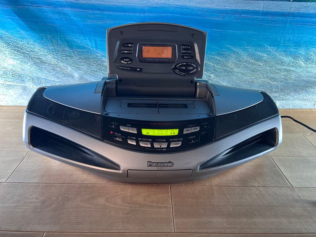 パナソニックRX-ED75コブラトップCD ラジカセ　昭和レトロ　動作品中古