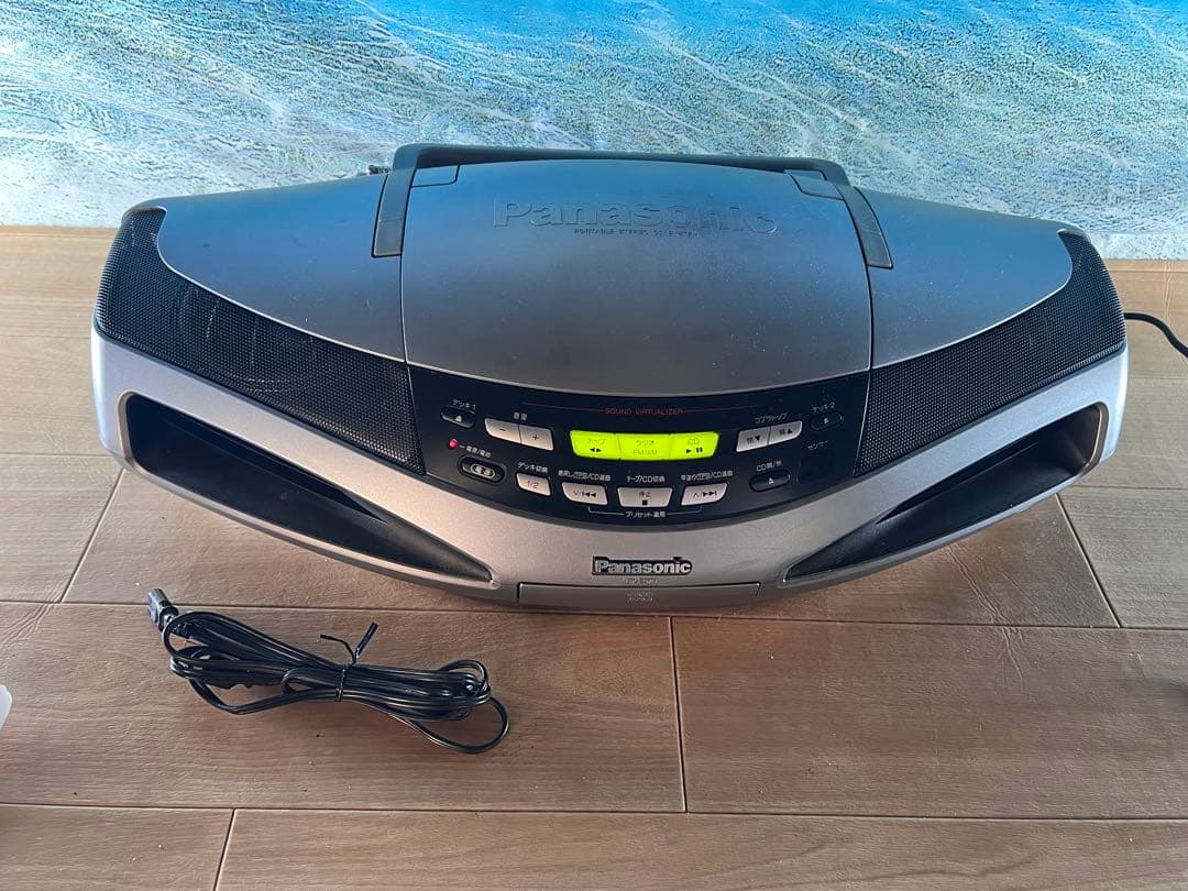 パナソニックRX-ED75コブラトップCD ラジカセ　昭和レトロ　動作品中古