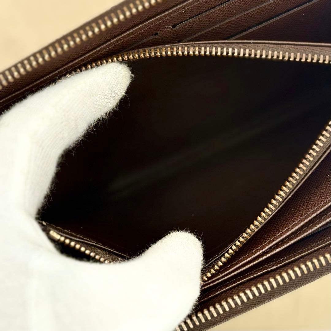 ルイヴィトン　ダミエ　エベヌ　ジッピーウォレット　長財布　N41661