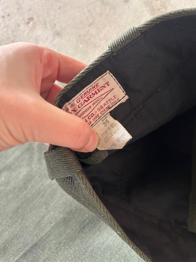 1970's FILSON フィルソン USA製 ウィップコード ウールパンツ