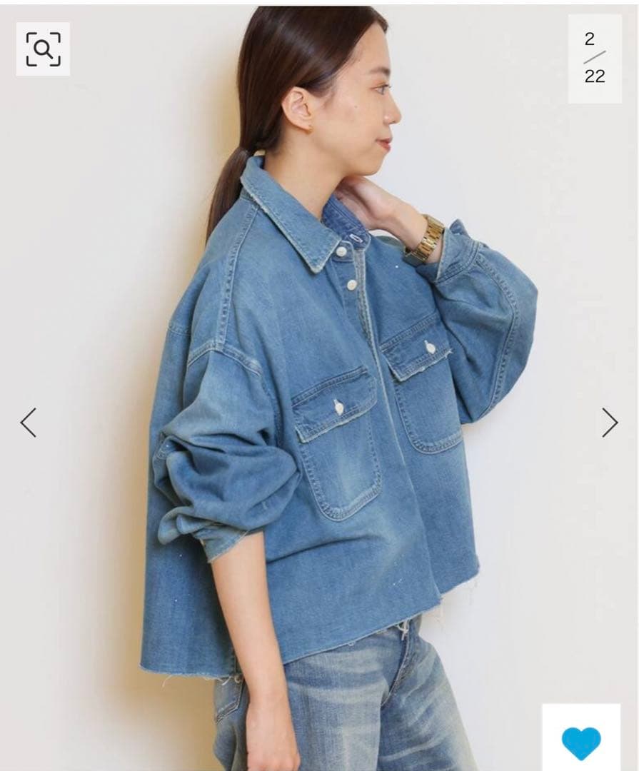 ミューズ ドゥドゥーズィエムクラス デニムシャツ　ジョンブル