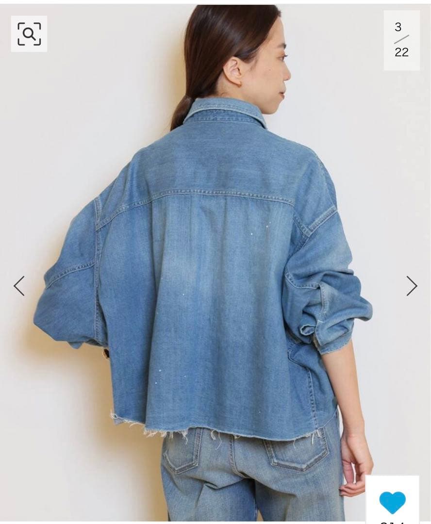 ミューズ ドゥドゥーズィエムクラス デニムシャツ　ジョンブル