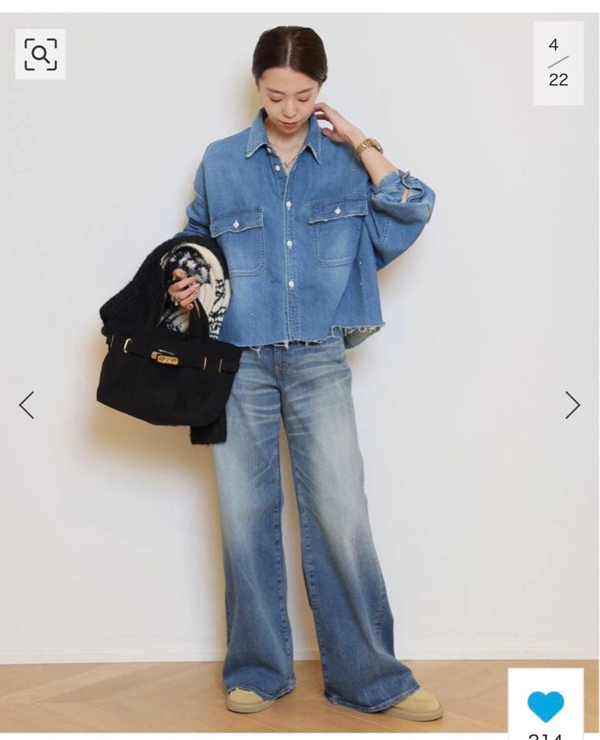 ミューズ ドゥドゥーズィエムクラス デニムシャツ　ジョンブル