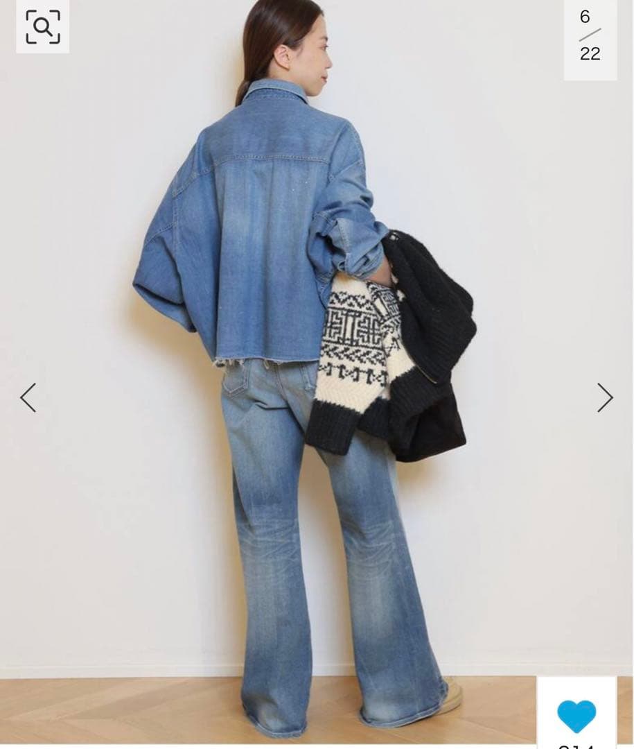 ミューズ ドゥドゥーズィエムクラス デニムシャツ　ジョンブル