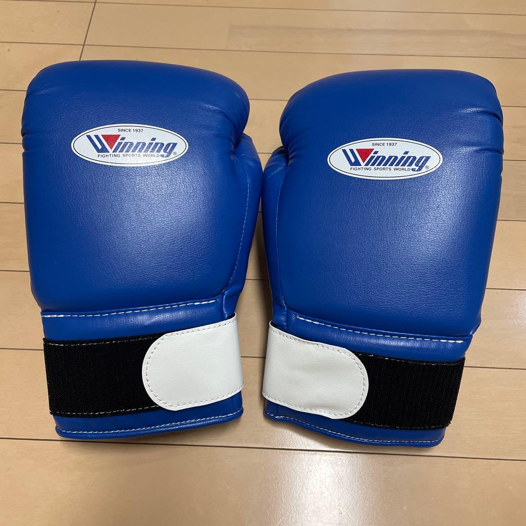 新品即日発送 ウイニング 14オンスグローブ ブルー JABF-14