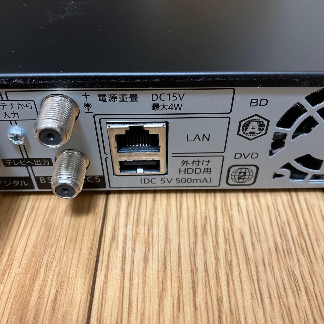 2019年製 AQUOS 4K ブルーレイレコーダ　リモコン付