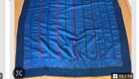 クールで魅力的なインディゴカンタ ヴィンテージカンタキルト21 ラリーキルト