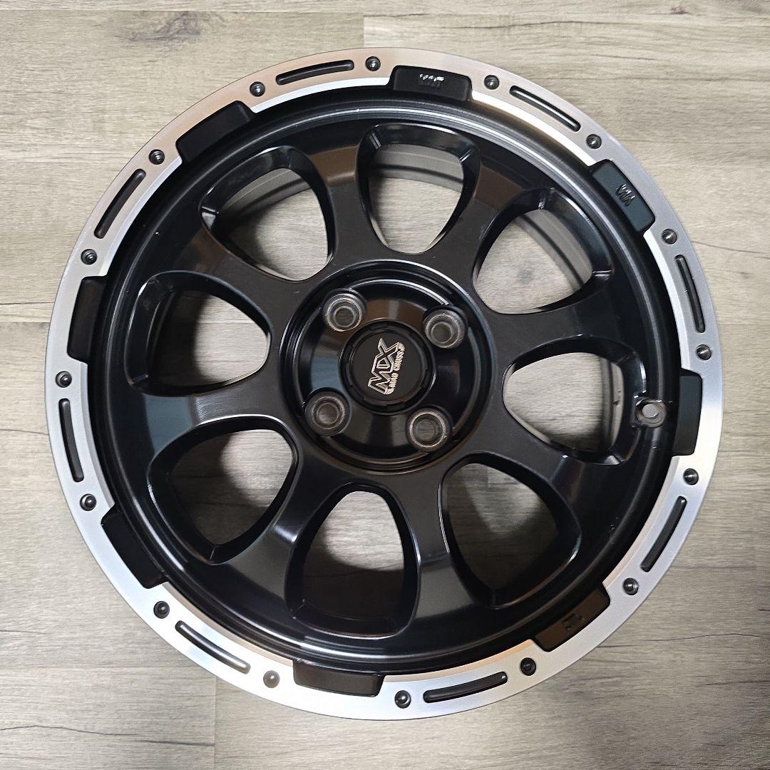 16インチ ブラック アルミホイール スポークデザイン（ホイール4本セット）