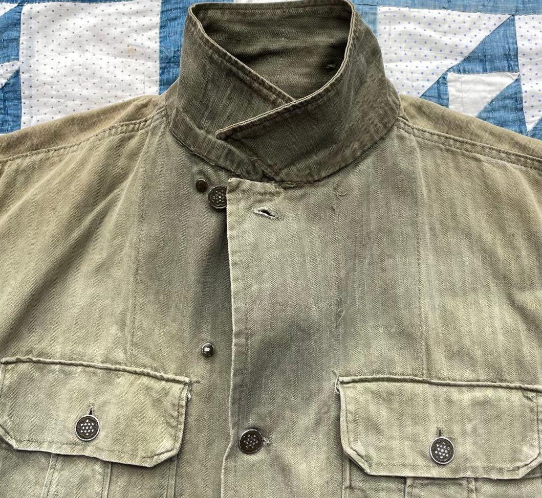 い*い様 第二次世界大戦 40s 米軍 陸軍 ヘリンボーンツイルジャケット ヴィ
