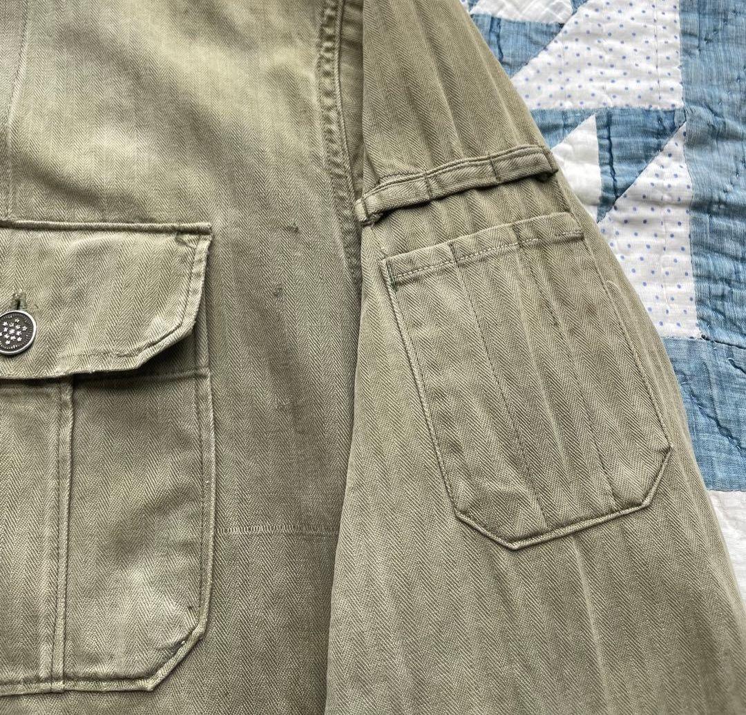 い*い様 第二次世界大戦 40s 米軍 陸軍 ヘリンボーンツイルジャケット ヴィ