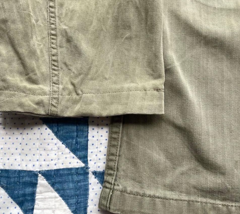 い*い様 第二次世界大戦 40s 米軍 陸軍 ヘリンボーンツイルジャケット ヴィ