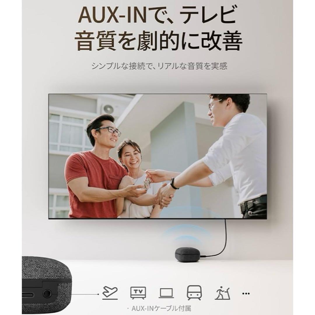 新品　集音器 聴覚アンプ AUX-INテレビ対応 スマホ連携 聞こえチェック