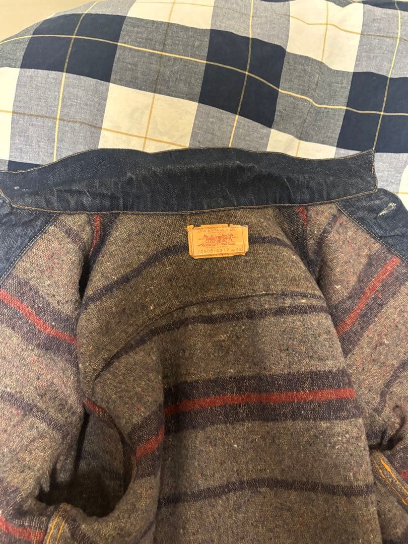 LEVIS 70505 BIG E 60s ミント42 3rd 4th