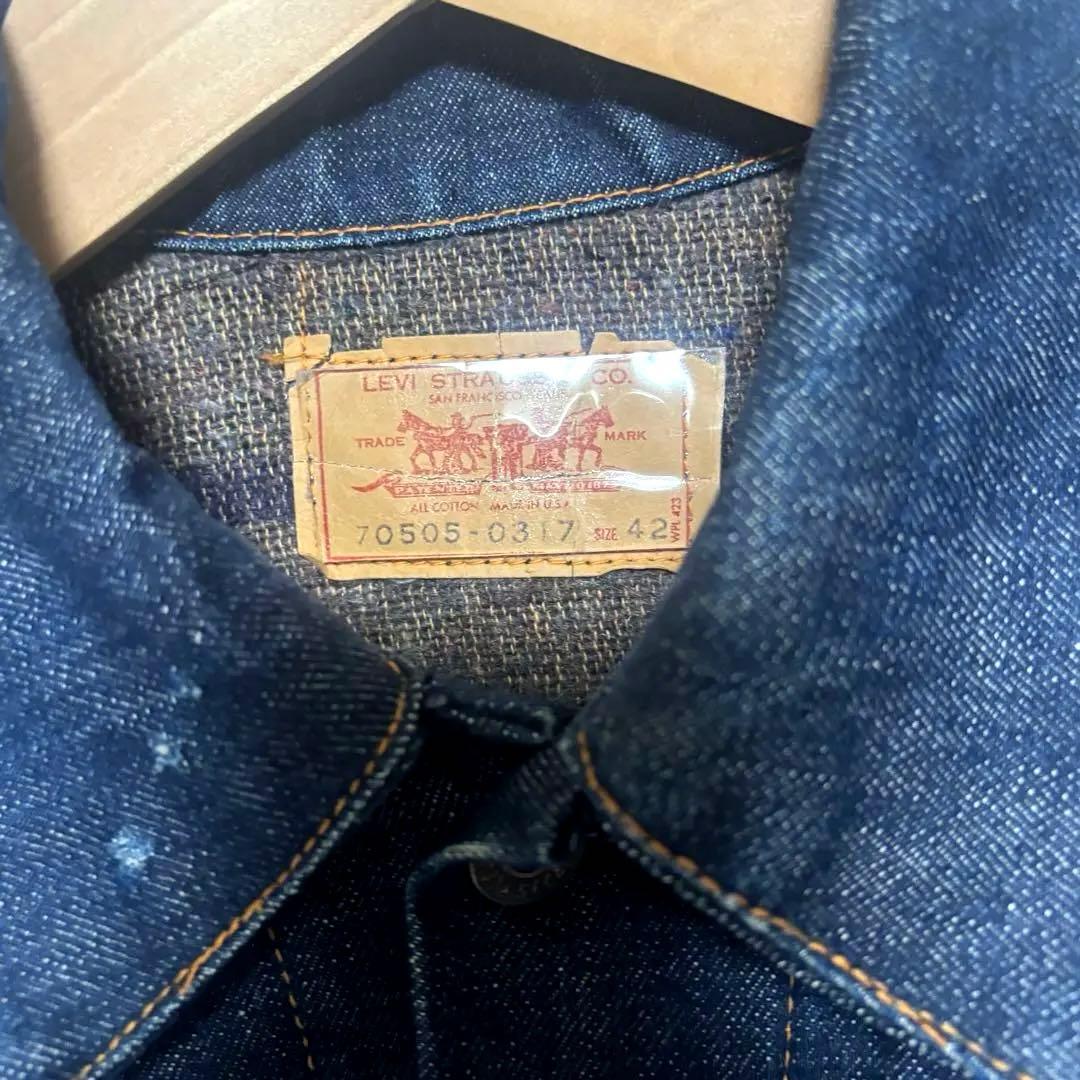 LEVIS 70505 BIG E 60s ミント42 3rd 4th