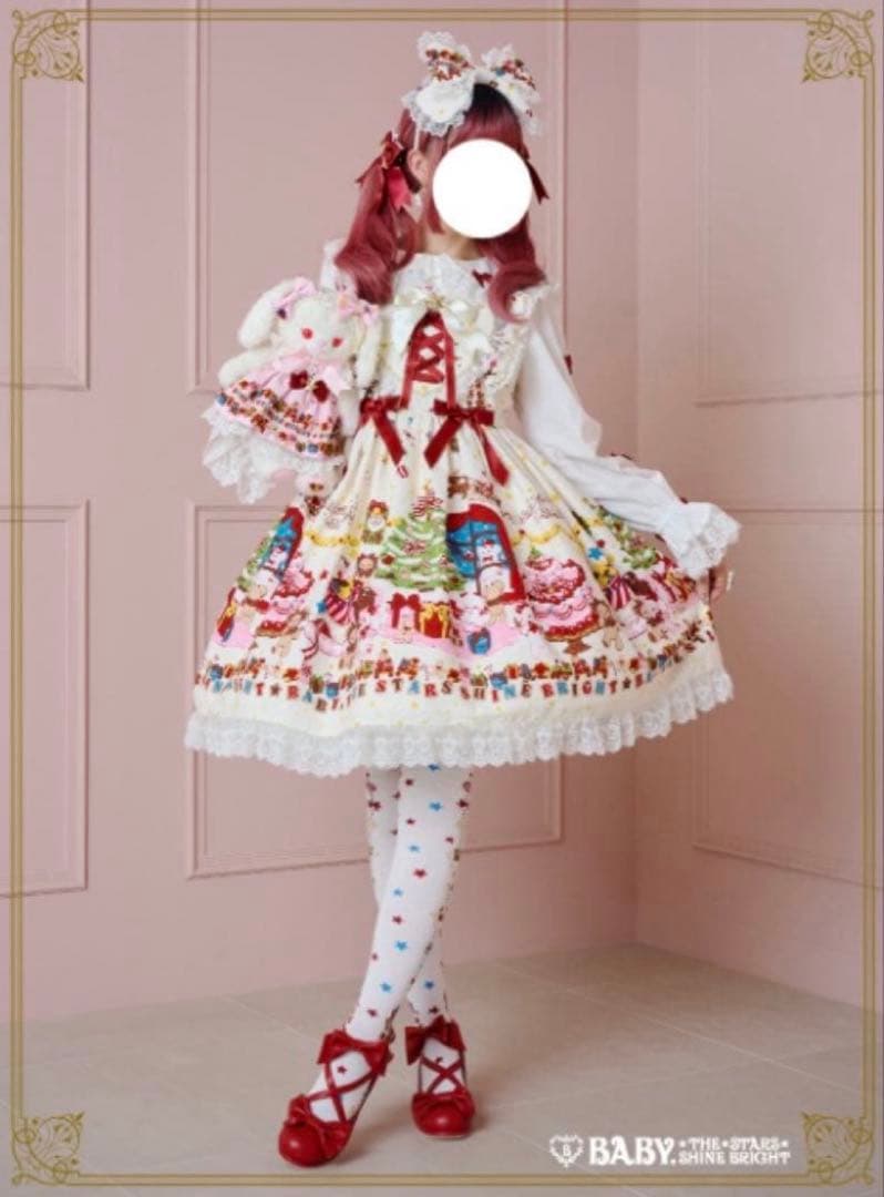 くみゃちゃんのDoki★Doki Christmas Party柄 グリーン