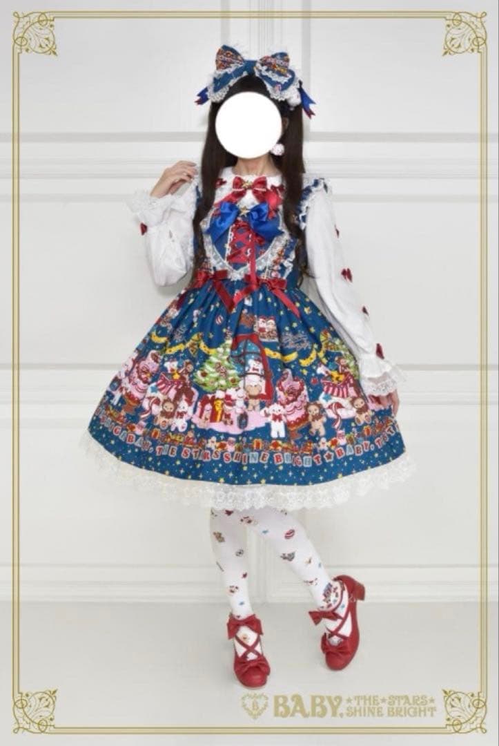 くみゃちゃんのDoki★Doki Christmas Party柄 グリーン