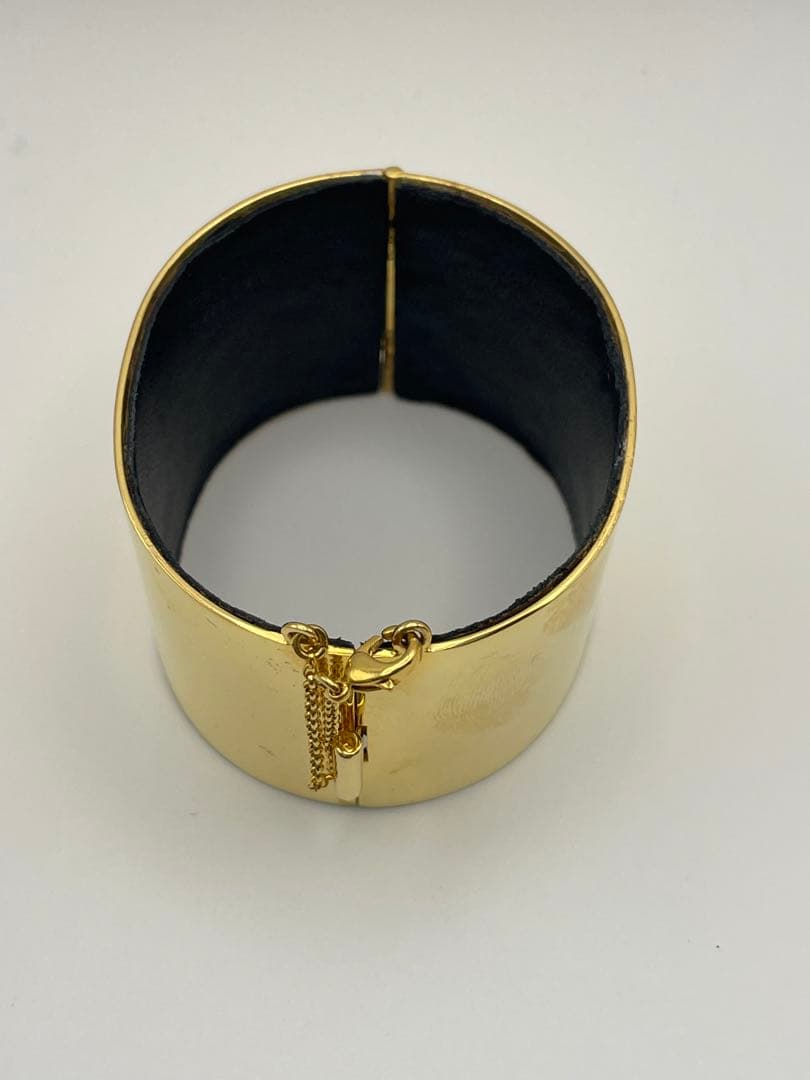 CELINE セリーヌ マンシェット バングル ゴールド 外箱 袋 証明書付き