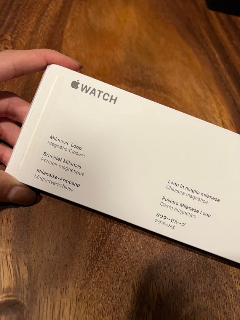 Apple Watch 純正ゴールドミラネーゼループ