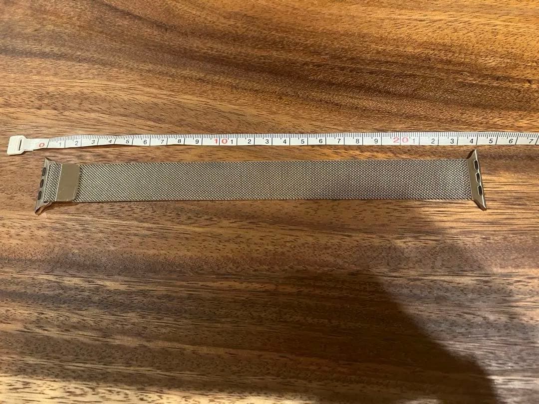 Apple Watch 純正ゴールドミラネーゼループ